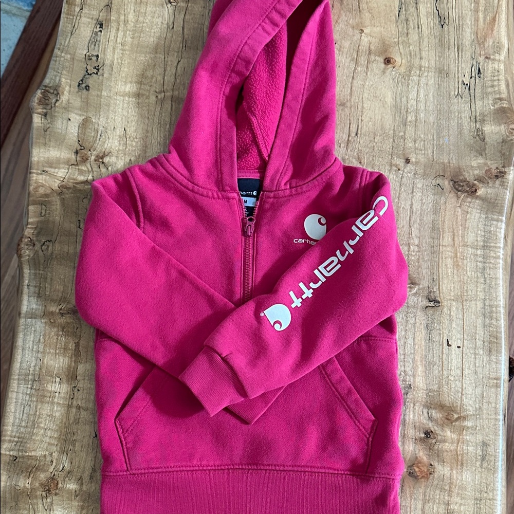 Carhartt Kids Fuchsia Hoodie and Hat